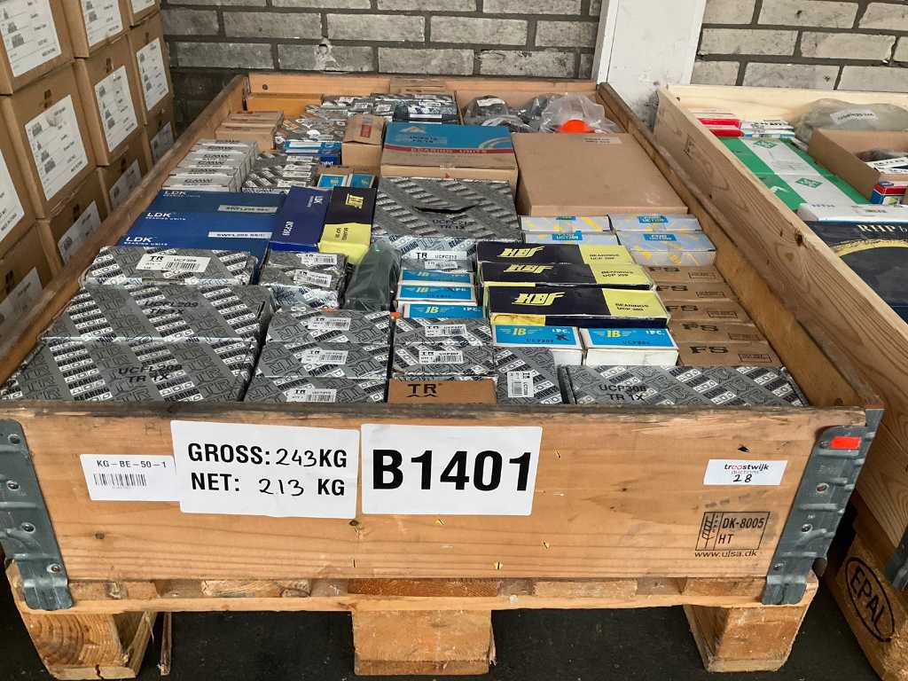 213kg (nett) bearings from JIB / TR Bearing / FK and more (B1401)