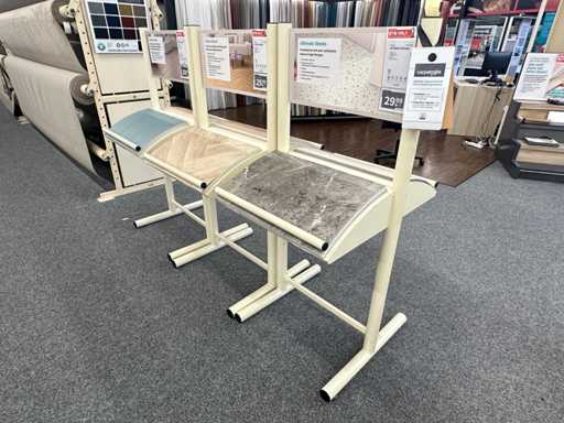 Exemples de sol de meubles de présentation (8x)