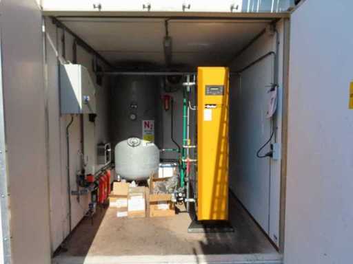 Parker - 2017 - N2-80PBHY - Nitrogen generator with 10ft storage container