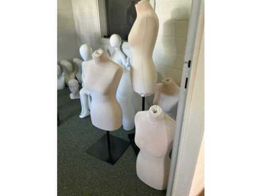 Mannequin/busts (42x)