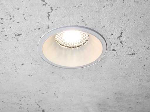 GU10 Recessed fixture with lamp holder (100x)