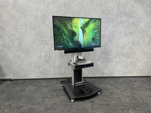 Samsung/ Cisco - 55" videoconferentiesysteem met verrijdbaar statief