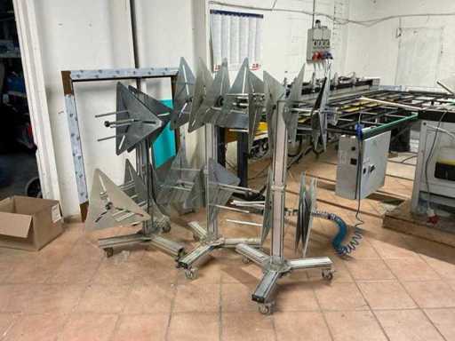 FOM INDUSTRIE Cărucior cu tambură cu garnitură (3x)