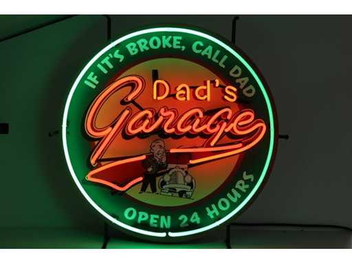 Le garage de papa - Lumières au néon