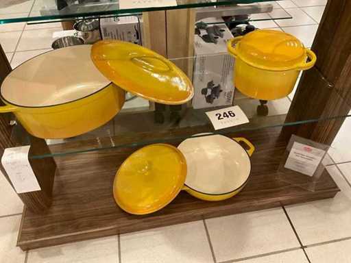 GSW Cast iron pot (3x)