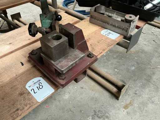Strip iron bending device