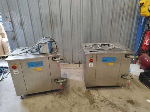 MARTIN WALTER - Hot water and ultrasonic cleaning line