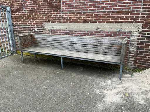 Hartholz-Terrassenbank