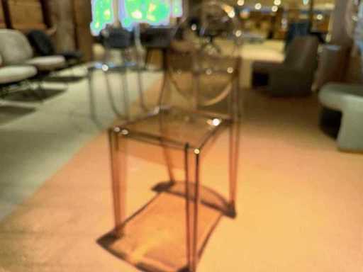 Karel - Eetkamerstoel (4x) - transparant champagne