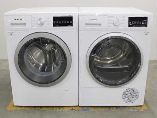 Siemens iQ500 iSensoric aquaStop iQdrive Washing Machine & Siemens iQ500 iSensoric selfCleaning Condenser Tumble Dryer