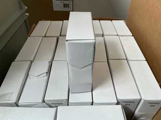 Partij transparante sluit etiketten 32mm (47x)