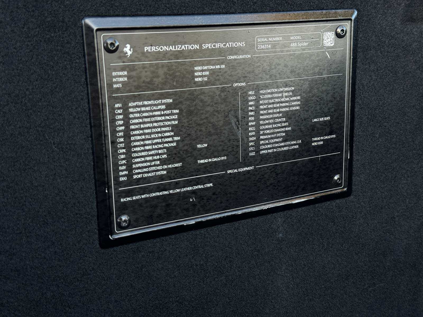 Ferrari 488 Spider HELE 3.9 V8 -Full Carbon- 670pk 2018