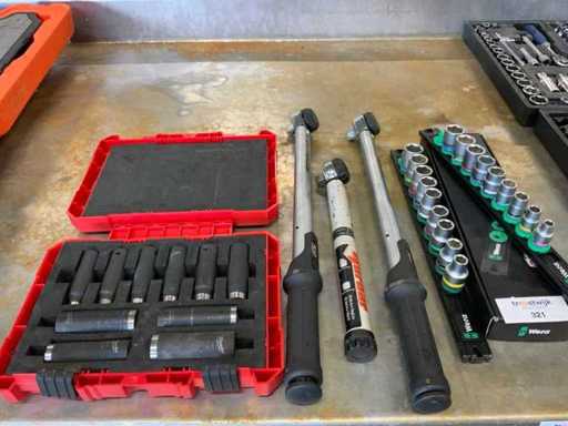 Milwaukee, Gedore Torque Wrenches and sockets