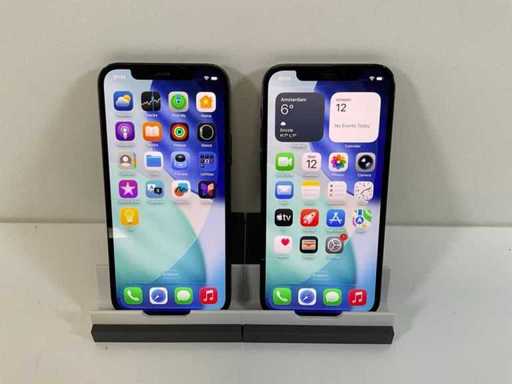 Apple iPhone 12 - 64GB - Nero (2x)