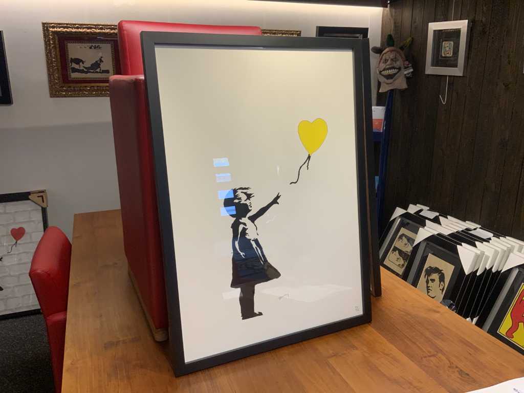Lithographie Banksy "Ballonmädchen"