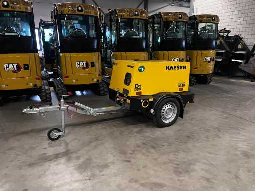 2024 Kaeser M20 PE Mobiele bouwcompressor 7 bar