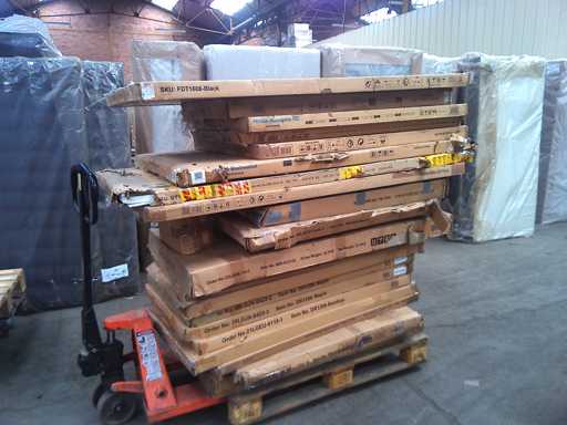 Pallet met 20 bureaubladen - Flexispot