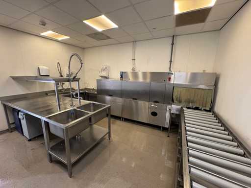 Rhima - WD-243 - Complete spoelkeuken met korventransportmachine