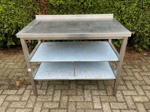 Table de travail en acier inoxydable