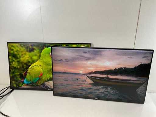 Dell (P2719H) 27", 1920x1080 (FHD) IPS Monitors (2x)