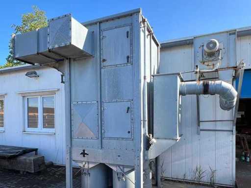 2002 Spanex 2002 / Spanex Konzentor K I/1500 Système de filtrage à poussière et copeaux de bois, 3 600 m³/h,