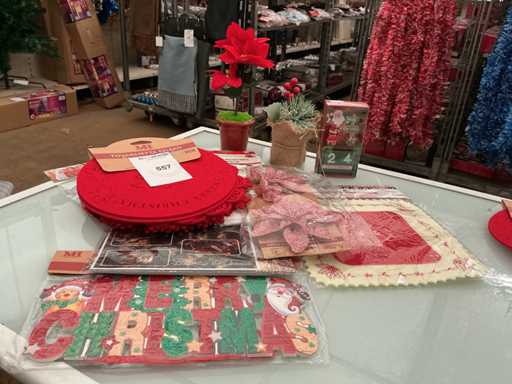 Weihnachtsdekoration für Partys.