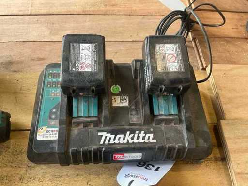 Încărcător de baterii Makita 18Volt cu 2x baterii