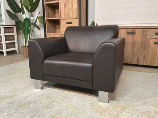 Brandy Leren Fauteuil