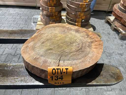 Rosewood disc, Thickness 80mm, Ø 400mm