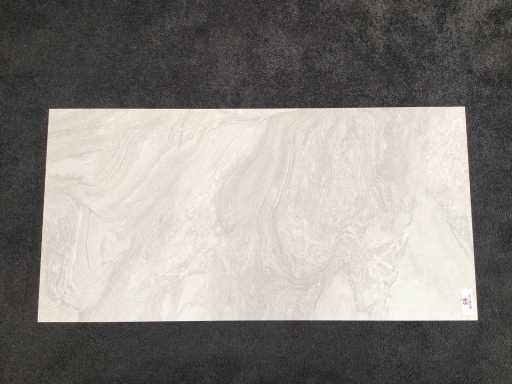 Kutahya Atlantis Plăci de pardoseală albă mată 60x120 cm 60,48 m²