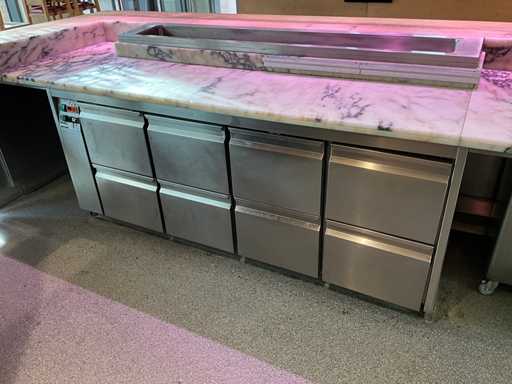 AKE-Ideal - Pizza-koelwerkbank (C)