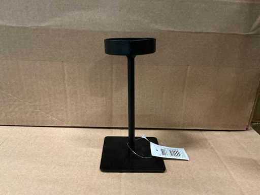 Série de chandeliers noirs H15,5xØ6cm (565x)