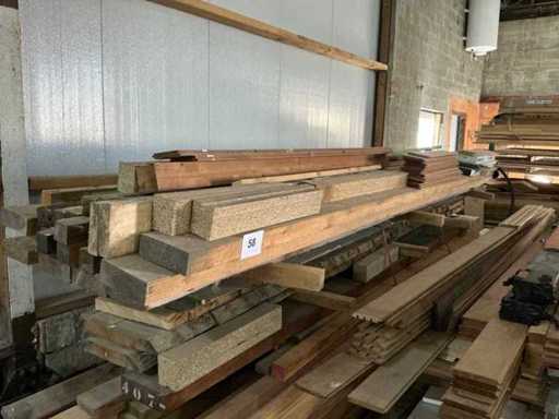 Partij divers constructiehout