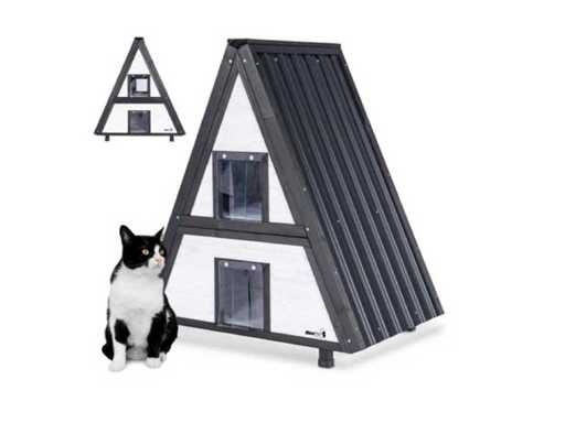 MaxxPet 88333 Cat House - Outdoor Cat House Weatherproof 82x51x92cm