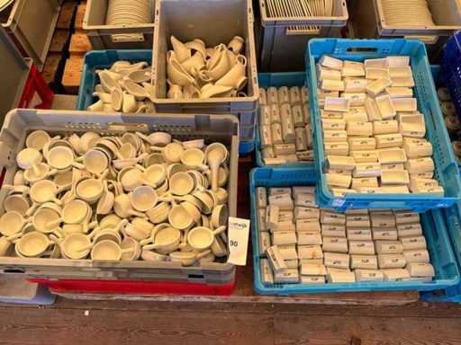 Partij diversen porselein