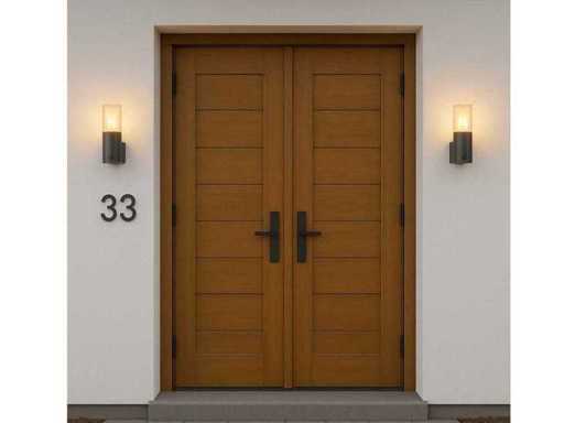 4 x GT Lumen Gold Sensor Wall Lights