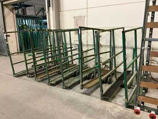 Cărucior de sticlă / cărucior cu plăci (8x)