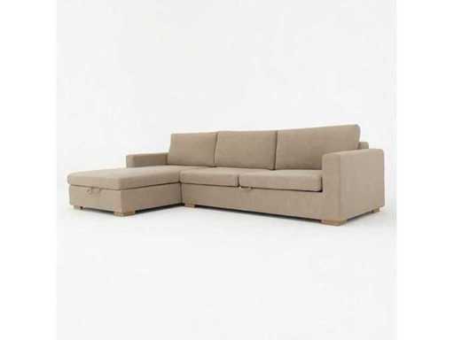 Salon NINO Beige with storage compartments