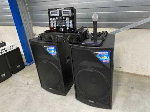 Kit sonore Ibiza AMP600
