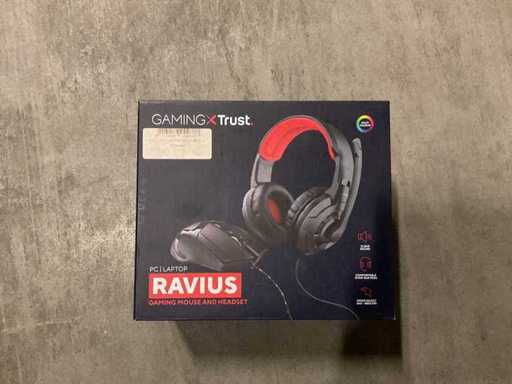 Gaming x Trust - Ravi’s Gaming Mouse en Headset (16x)