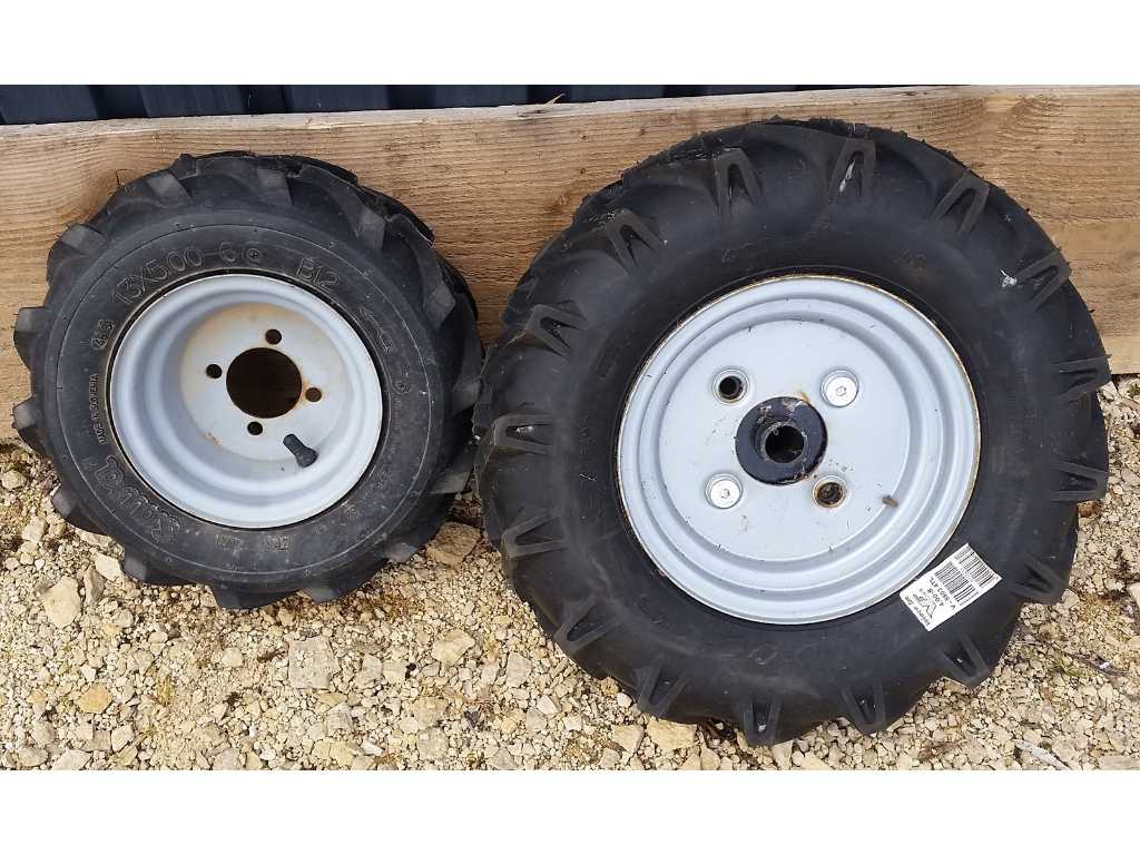 Agrarian Wheels with New Rims and Tyres (2x)
