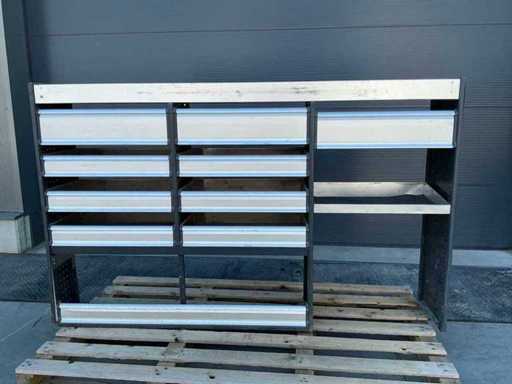 Racking de dubă Bott 228x141x43cm