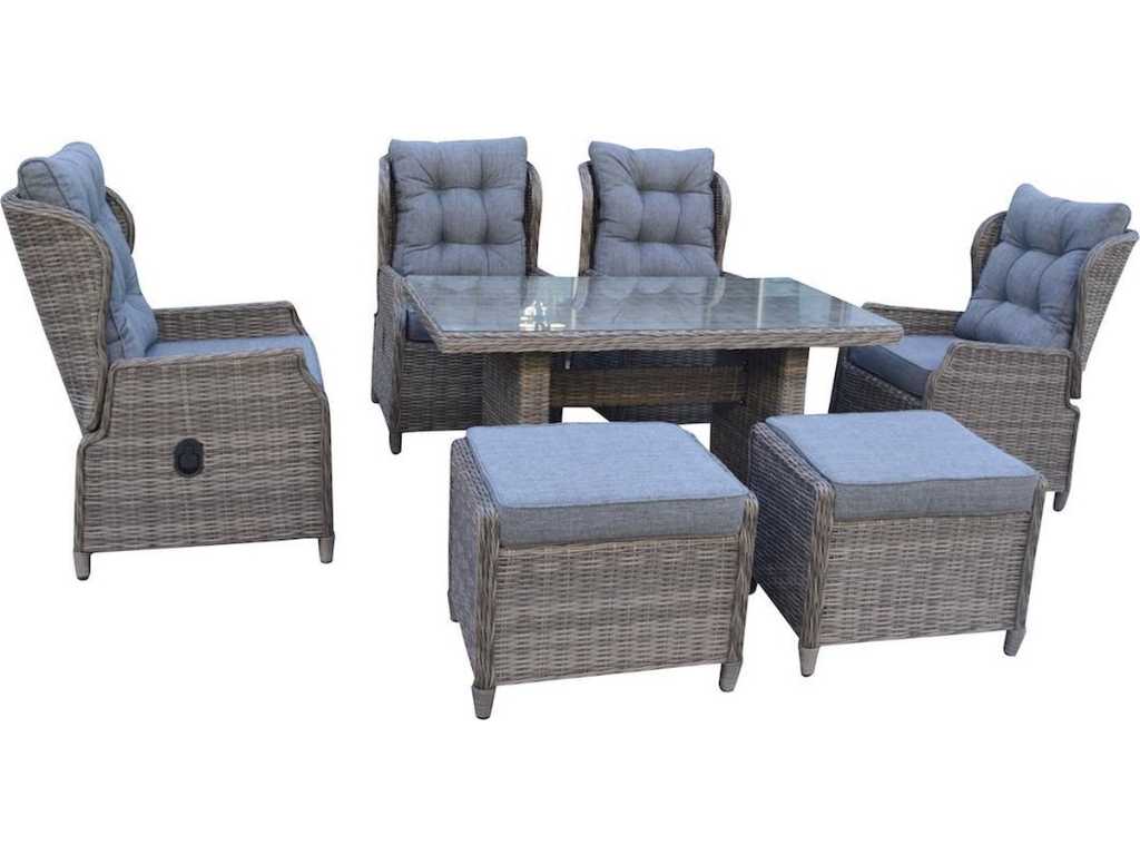 Luxury extra high complete lounge set