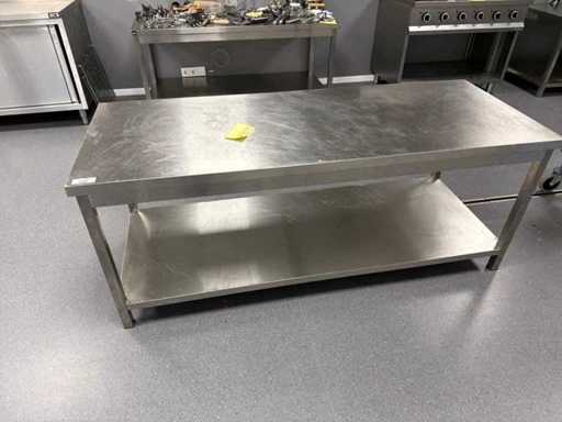 Stół roboczy ze stali nierdzewnej (2x)