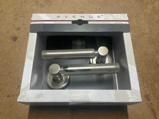 Set di maniglie della porta a rosetta rotonda Avenue Siena (18x)