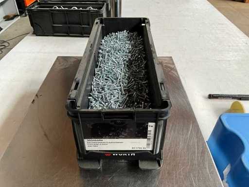Würth 10.03kg Countersunk sheet screw 3.5x25 in stackable container