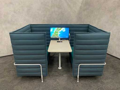 Vitra Alcove Cabin - spazio di progettazione con TV