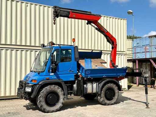 Mercedes-Benz - Unimog U400 - Kipper Kran - 2006 - Lastwagen