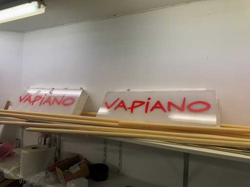 Decoratiebord "Vapiano" (2x)