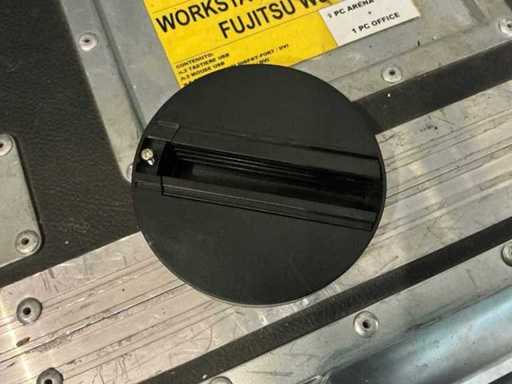 Schwarzer Einschienen-Header (105x)